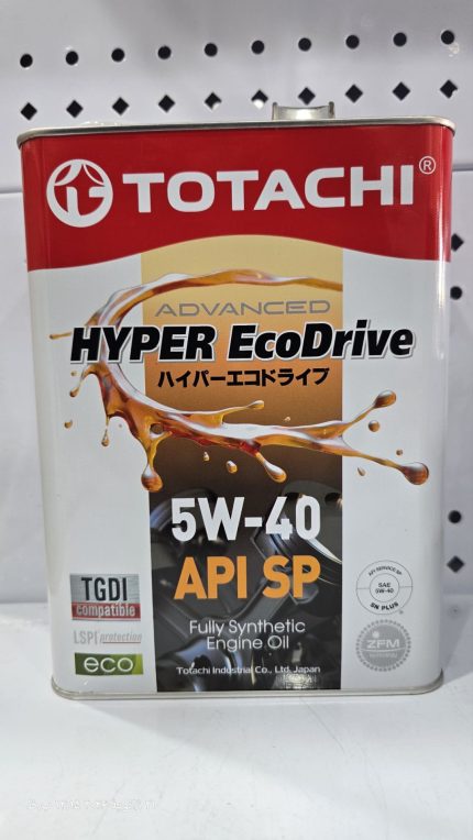 روغن موتور توتاچی ژاپن 5W40 کیفیت SP چهار لیتری