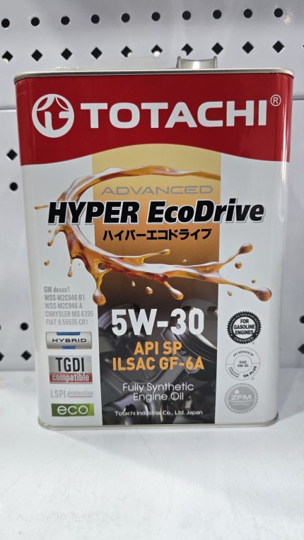 روغن موتور توتاچی ژاپن 5W30 کیفیت SP چهار لیتری